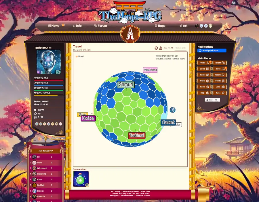 Screenshot from Jutsus